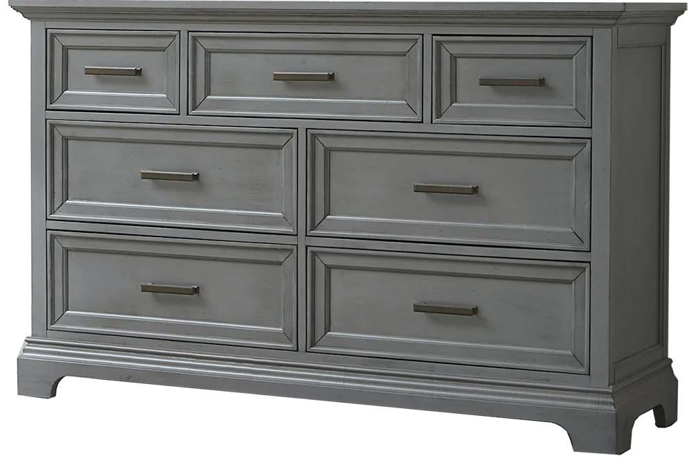 John Thomas Furniture - Summit - 7D Dresser in Heather Gray - BD105-3007 veiw 1