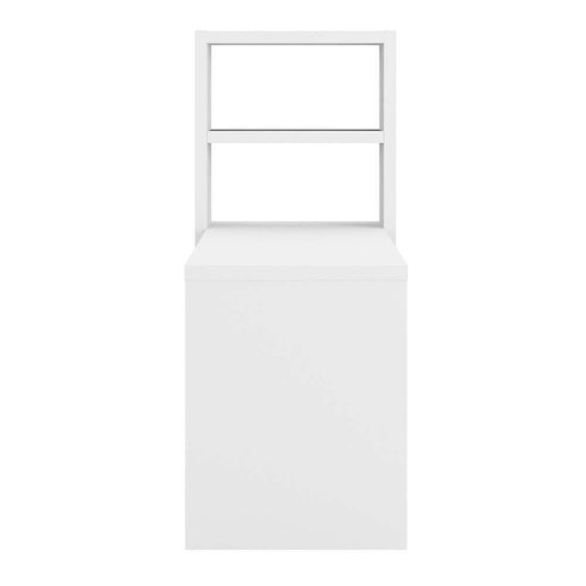 Bush Business Furniture - Echo 56W Bookcase Desk in Pure White and Modern Gray - KI60507-03 veiw 2