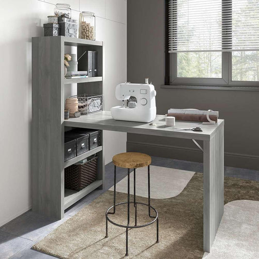 Bush Business Furniture - Echo 56W Craft Table in Modern Gray - ECH023MG veiw 2