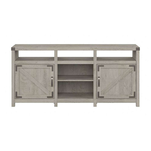 Bush Furniture - Cottage Grove 65W Farmhouse TV Stand for 70 Inch TV in Cottage White - CGV265CWH-03 veiw 2