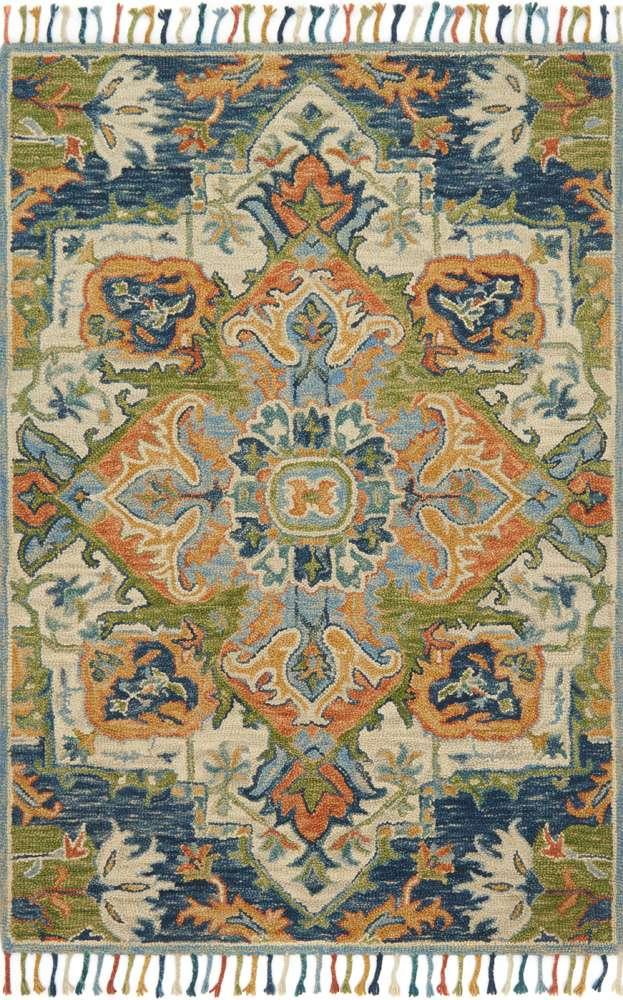 Loloi - Zharah Blue / Multi 2-6in x 7-6in Runner Rug - ZHARZR-11BBML2676 veiw 1