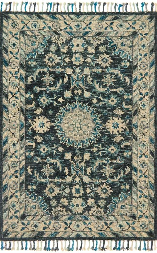 Loloi - Zharah Teal / Grey 3-6in x 5-6in Accent Rug - ZHARZR-02TEGY3656 veiw 1
