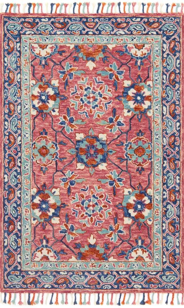 Loloi - Zharah Rose / Denim 7-9in x 9-9in Area Rug - ZHARZR-03RODE7999 veiw 1