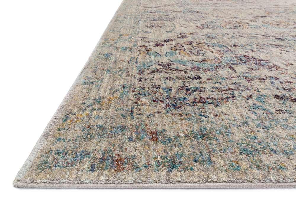 Loloi - Anastasia Silver / Plum 18in x 18in Sample Rug - ANASAF-05SIPL160S veiw 4