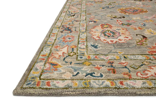 Loloi - Padma Grey / Multi 18in x 18in Sample Rug - PADMPMA-01GYML160S veiw 2