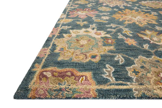 Loloi - Padma Navy / Multi 7-9in x 9-9in Area Rug - PADMPMA-03NVML7999 veiw 2