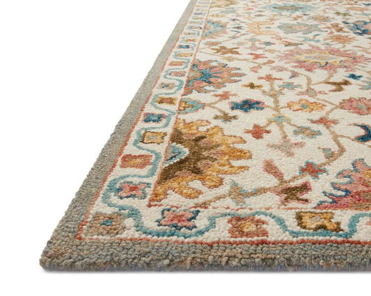 Loloi - Padma Ivory / Multi 9-3in x 13 Area Rug - PADMPMA-05IVML93D0 veiw 2
