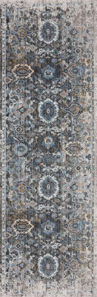 Loloi - Samra Grey / Multi 2-7in x 12-0in Runner Rug - SAMRSAM-02GYML27C0 veiw 1