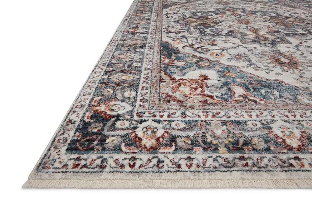 Loloi - Samra Ivory / Denim 9-6in x 13-1in Area Rug - SAMRSAM-09IVDE96D1 veiw 3