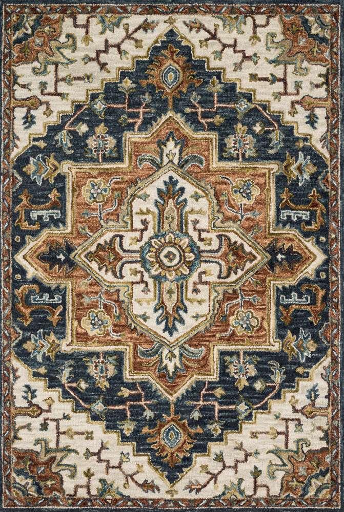 Loloi - Victoria Blue / Multi 7-9in x 9-9in Area Rug - VITRVK-19BBML7999 veiw 1