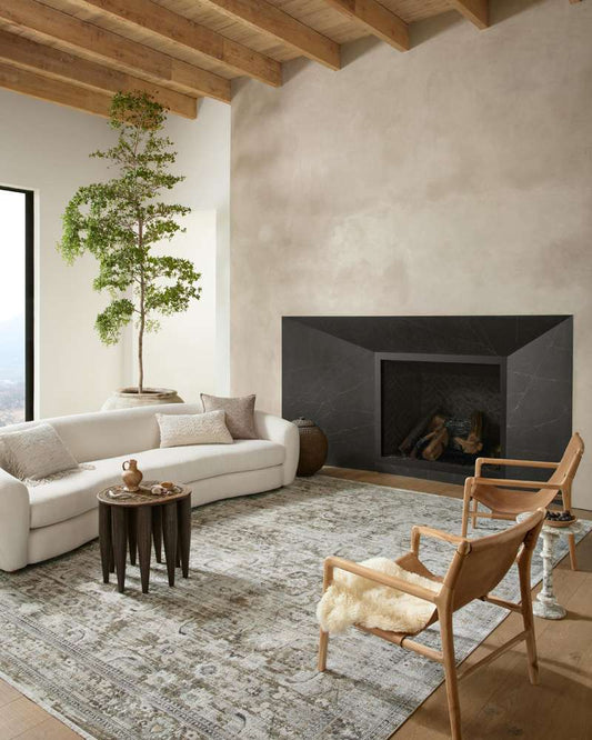 Loloi - Bonney Moss / Stone 5-3in x 7-6in Area Rug - BONYBNY-02MOSN5376 veiw 2