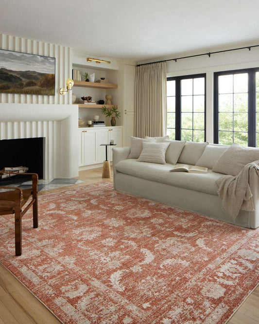 Loloi - Odette Rust / Ivory 11-2in x 15-7in Area Rug - ODETODT-03RUIVB2F7 veiw 2