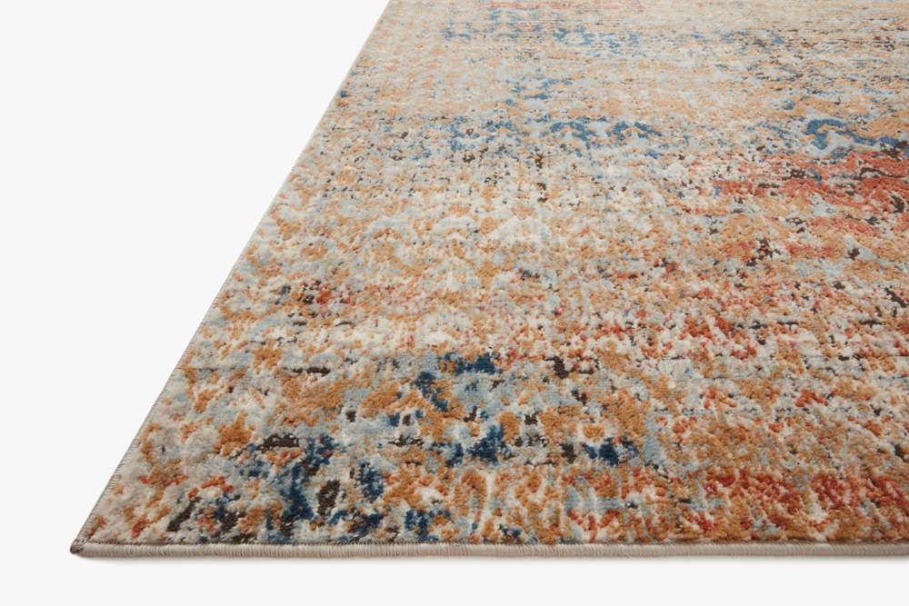 Loloi - Bianca Ocean / Spice 18in x 18in Sample Rug - BIANBIA-09OCSQ160S veiw 3