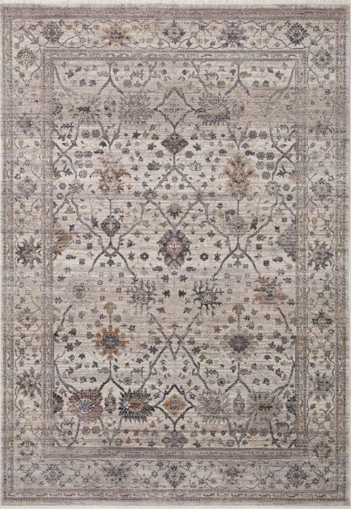 Loloi - Lyra Pebble / Multi 7-10in x 7-10in Round Area Rug - LYRALYR-04PPML7A0R veiw 1