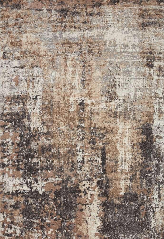 Loloi - Theory Taupe / Grey 5-3in x 7-8in Area Rug - THRYTHY-04TAGY5378 veiw 1
