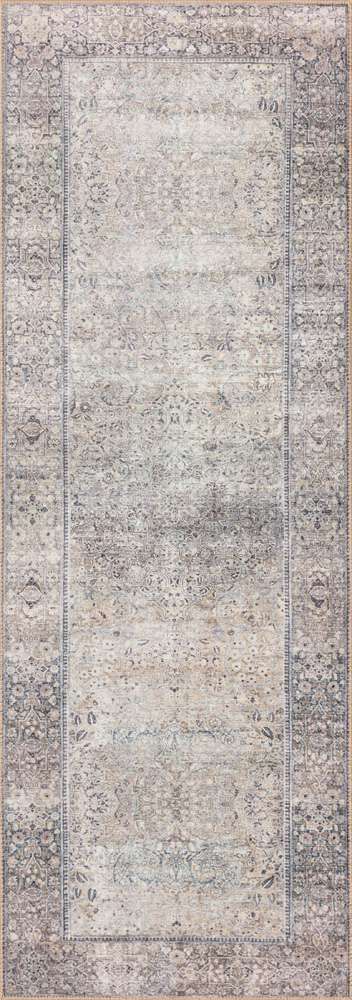Loloi - Wynter Silver / Charcoal 2-6in x 7-6in Runner Rug - WYNTWYN-03SICC2676 veiw 1