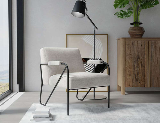 IFD - Lotus - Wooden Frame & Metal Base, Armchair - IUP132-ACH-161 veiw 2