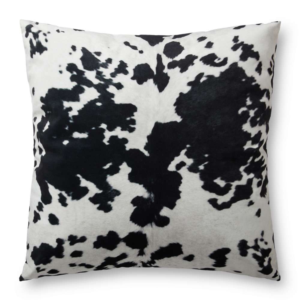 Loloi - FP0001 Black / White 36inW x 36inD x 6inH Pillow - FL01FP0001BLWHFL36 veiw 1