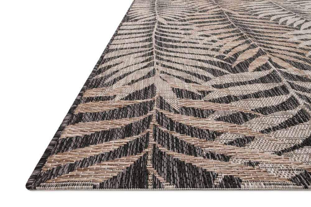 Loloi - Isle Natural / Black 18in x 18in Sample Rug - ISLEIE-08NABL160S veiw 2
