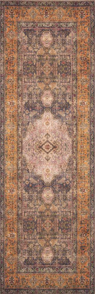 Loloi - Loren Plum / Multi 2-6in x 7-6in Runner Rug - LORELQ-02PLML2676 veiw 1