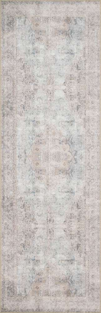 Loloi - Loren Silver / Slate 2-6in x 7-6in Runner Rug - LORELQ-04SISL2676 veiw 1