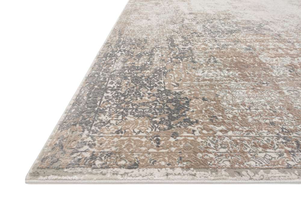 Loloi - Sienne Ivory / Pebble 18in x 18in Sample Rug - SIENSIE-01IVPP160S veiw 6