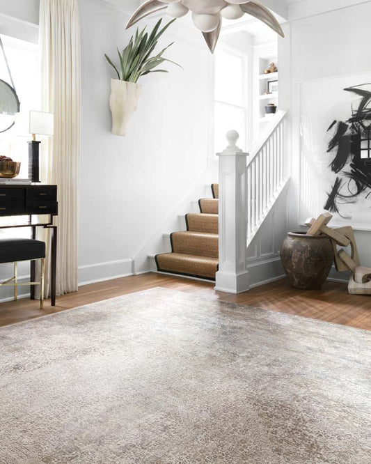 Loloi - Sienne Ivory / Pebble 6-7in x 9-2in Area Rug - SIENSIE-01IVPP6792 veiw 2