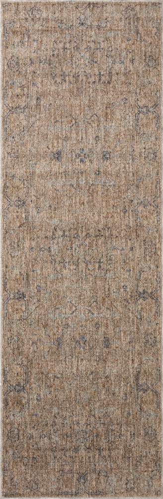 Angela Rose x Loloi - Blake Taupe / Blue 2-7in x 13 Runner Rug - BLAKBLA-03TABB27D0 veiw 1