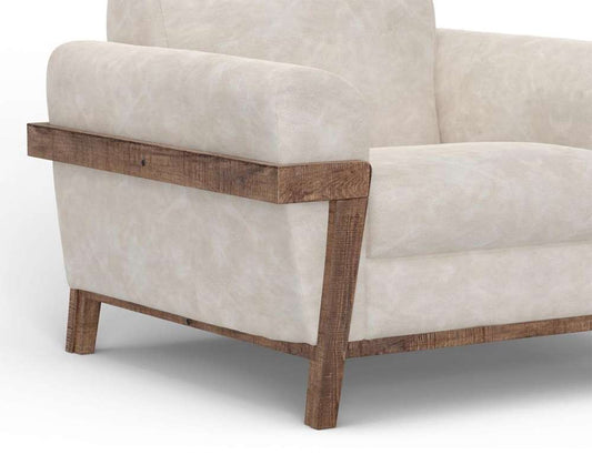 IFD - Loft Brown - Wooden Frame & Base, Armchair - IUP644-ACH-210 veiw 2