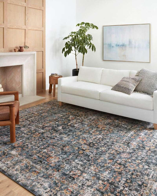 Loloi - Cassandra Blue / Multi 18in x 18in Sample Rug - CASNCSN-05BBML160S veiw 2