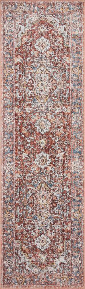 Loloi - Cassandra Rust / Multi 2-6in x 10-0in Runner Rug - CASNCSN-01RUML26A0 veiw 1