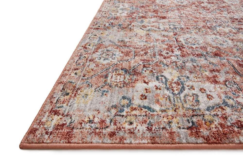 Loloi - Cassandra Rust / Ivory 5-3in x 7-9in Area Rug - CASNCSN-03RUIV5379 veiw 3