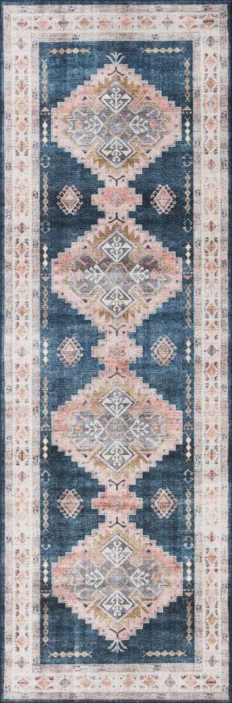 Loloi - Heidi Denim / Blush 2-6in x 7-6in Runner Rug - HEIDHEI-03DEBH2676 veiw 1