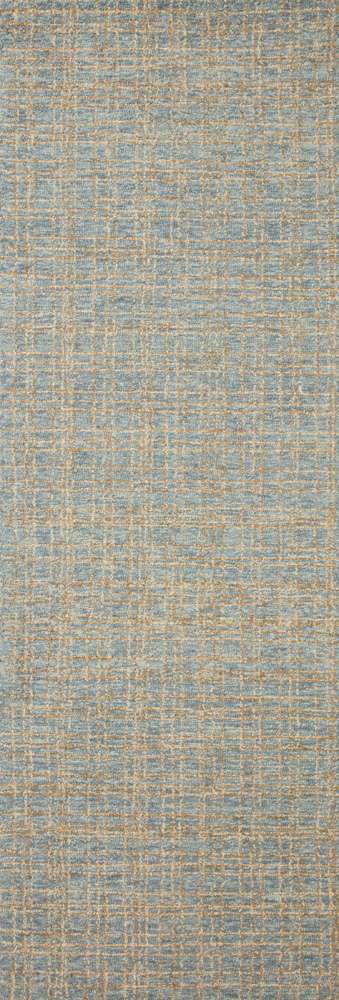 Chris Loves Julia x Loloi - Polly Blue / Sand 2-6in x 9-9in Runner Rug - POLLPOL-03BBSA2699 veiw 1