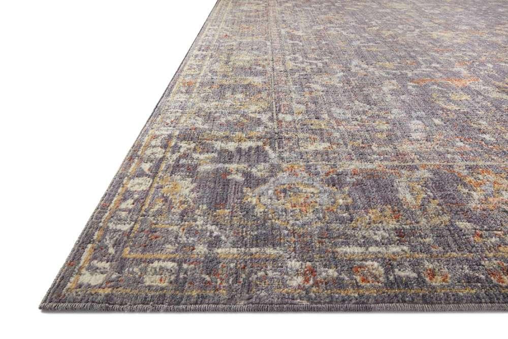 Chris Loves Julia x Loloi - Rosemarie Graphite / Multi 9-0in x 12-0in Area Rug - ROSMROE-04GTML90C0 veiw 3