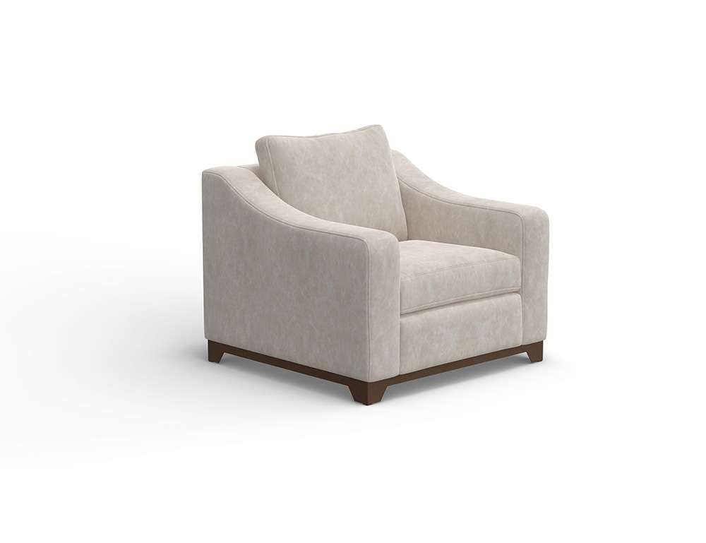 IFD - Natural Parota - Wooden Frame & Base, Armchair - IUP868-ACH-210 veiw 1