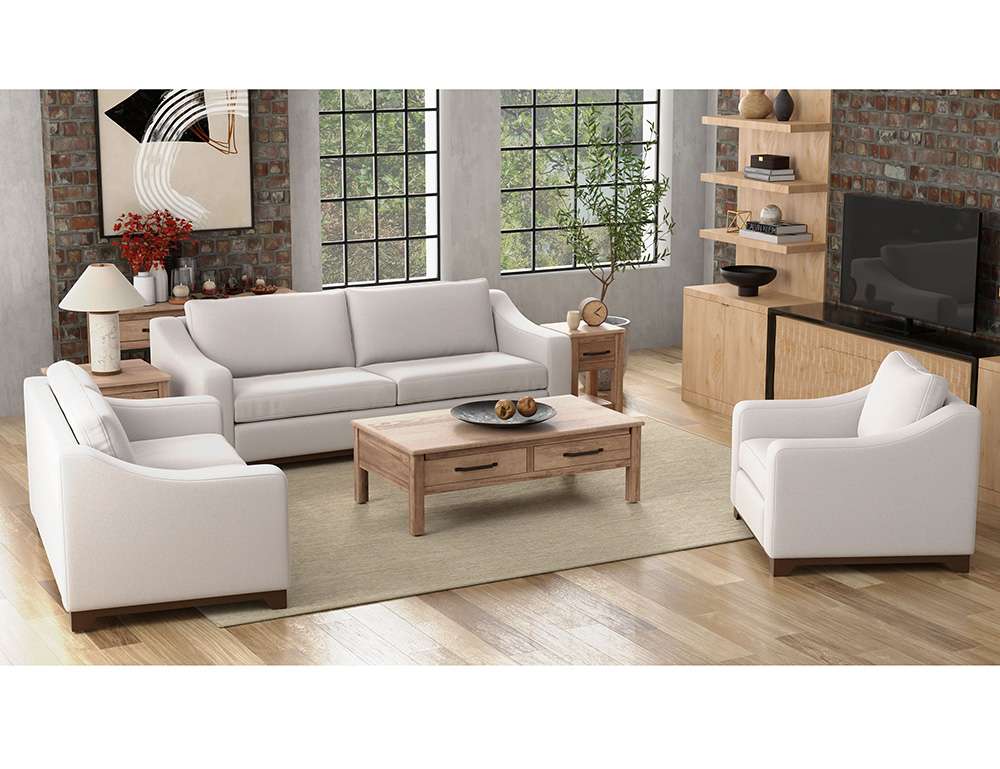 IFD - Natural Parota - Wooden Frame & Base, Sofa - IUP868-SOF-170 veiw 2