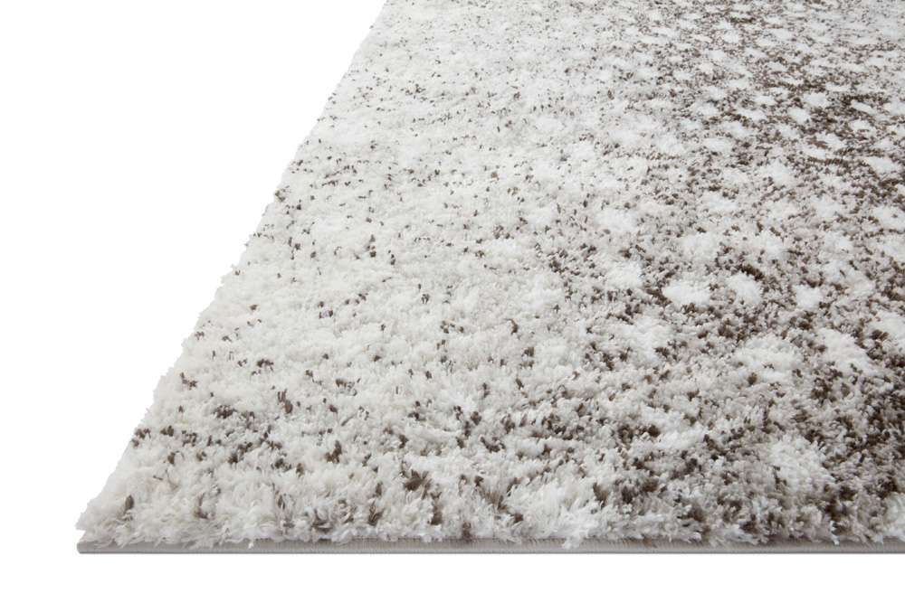 Loloi - Bliss Shag Grey / White 18in x 18in Sample Rug - BLISBLS-01GYWH160S veiw 3