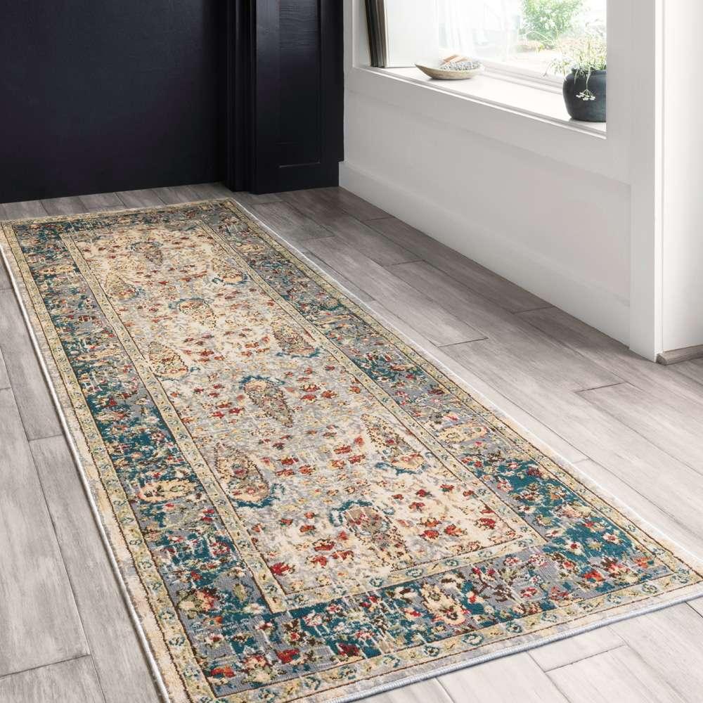 Loloi - Isadora Sand / Steel 2-7in x 8-0in Runner Rug - ISADISA-03SAST2780 veiw 3