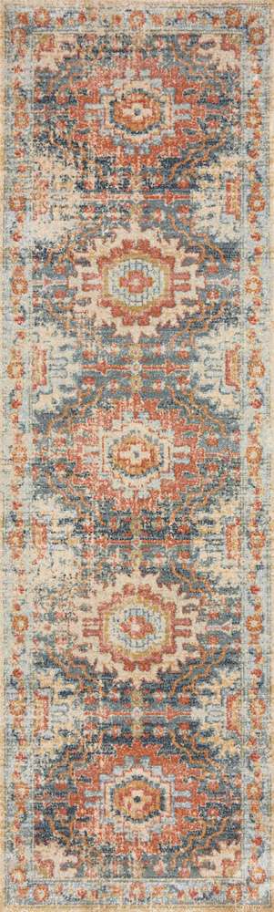 Loloi - Jocelyn Mist / Multi 2-3in x 7-6in Runner Rug - JOCEJOC-03MIML2376 veiw 1