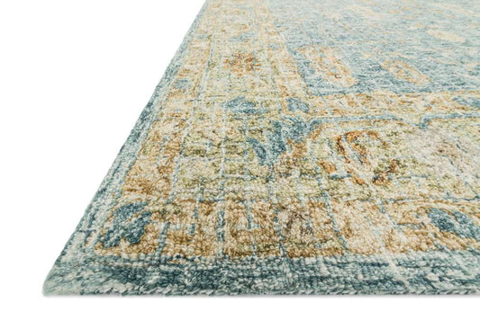 Loloi - Julian Blue / Gold 9-3in x 13 Area Rug - JULAJI-05BBGO93D0 veiw 2
