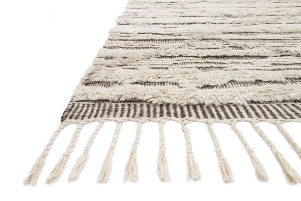 Loloi - Khalid Ivory / Taupe 8-6in x 11-6in Area Rug - KHALKF-07IVTA86B6 veiw 5