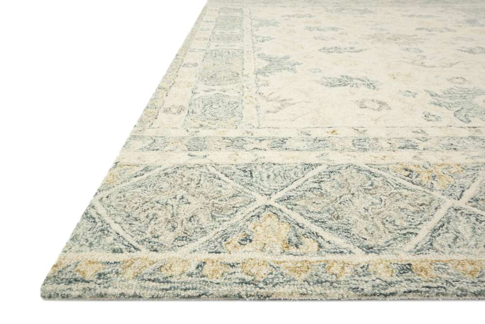 Loloi - Norabel Ivory / Slate 5-0in x 7-6in Area Rug - NORBNOR-01IVSL5076 veiw 2