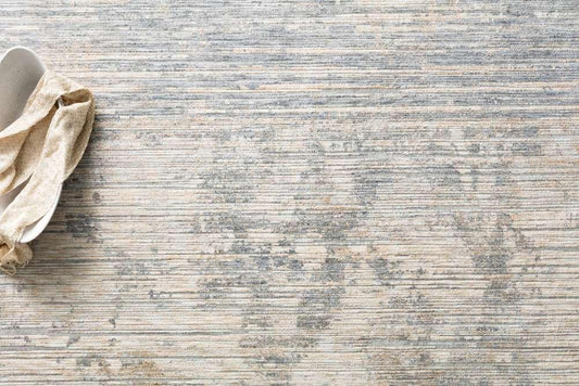 Loloi - Pandora Ivory / Blue 9-6in x 12-5in Area Rug - PANDPAN-06IVBB96C5 veiw 2