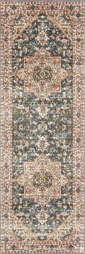 Loloi - Saban Blue / Multi 2-7in x 8-0in Runner Rug - SABASAB-01BBML2780 veiw 1