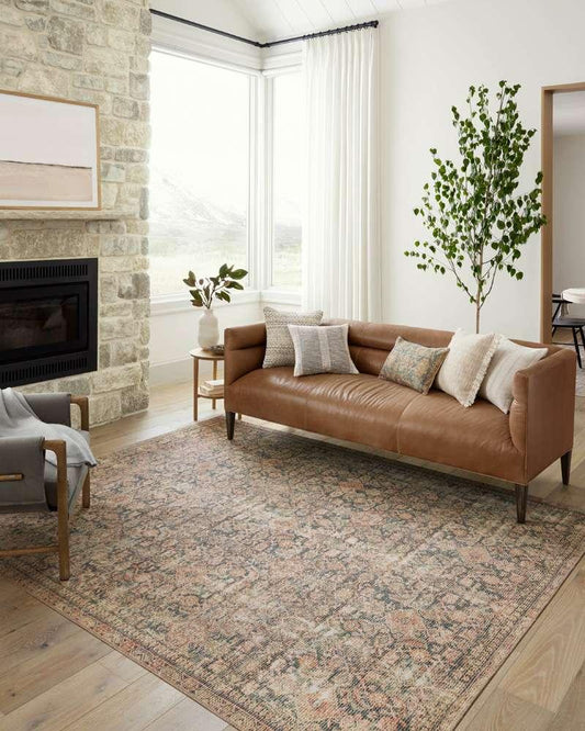 Angela Rose x Loloi - Aubrey Navy / Multi 3-9in x 5-6in Accent Rug - ABREAUB-01NVML3956 veiw 2