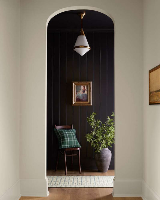 Chris Loves Julia x Loloi - Chris Ivory / Denim 2-6in x 11-6in Runner Rug - CHRICHR-01IVDE26B6 veiw 2