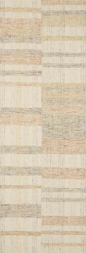 Chris Loves Julia x Loloi - Chris Natural / Multi 2-6in x 11-6in Runner Rug - CHRICHR-04NAML26B6