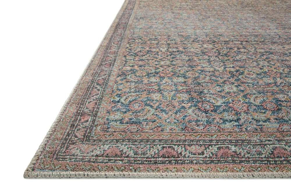 Loloi - Adrian Denim / Multi 18in x 18in Sample Rug - ADRIADR-04DEML160S veiw 3