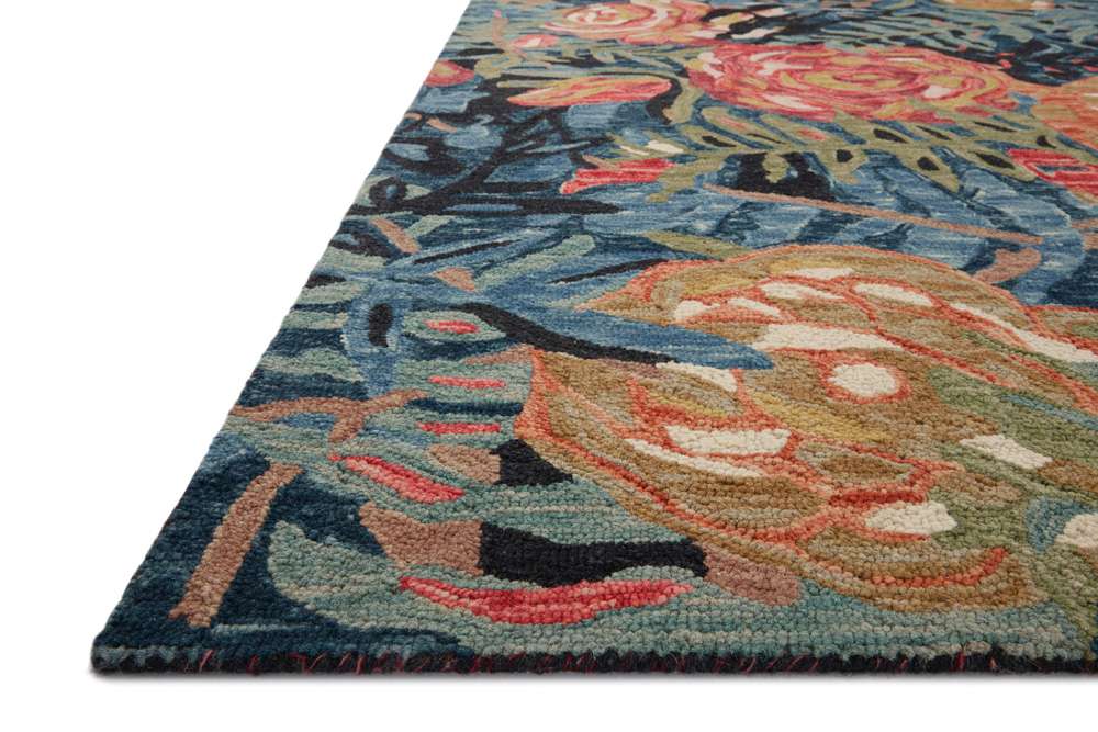 Loloi - Belladonna Black / Fiesta 2-0in x 5-0in Accent Rug - BLOSBLM-02BLFD2050 veiw 2